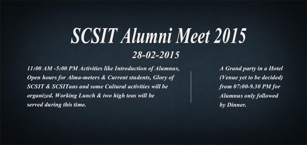SCSIT Alumni Meet