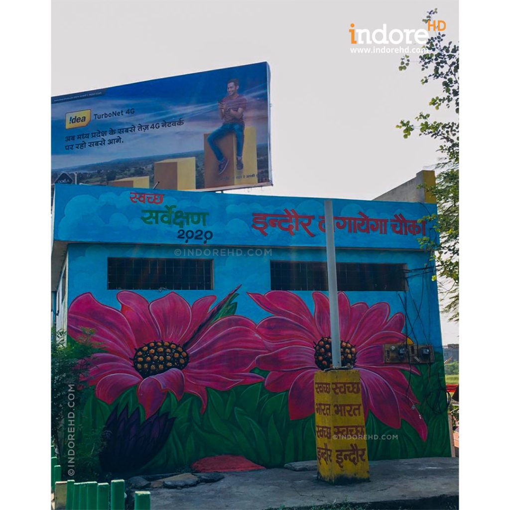 beautifying Indore community toilets- IndoreHD