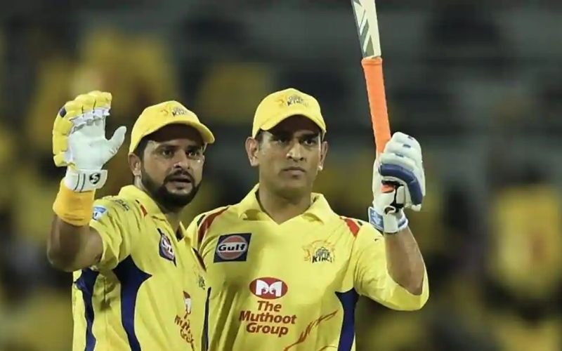 Dhoni and Raina in CSK