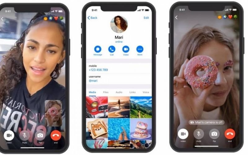 video calling feature of telegram 
