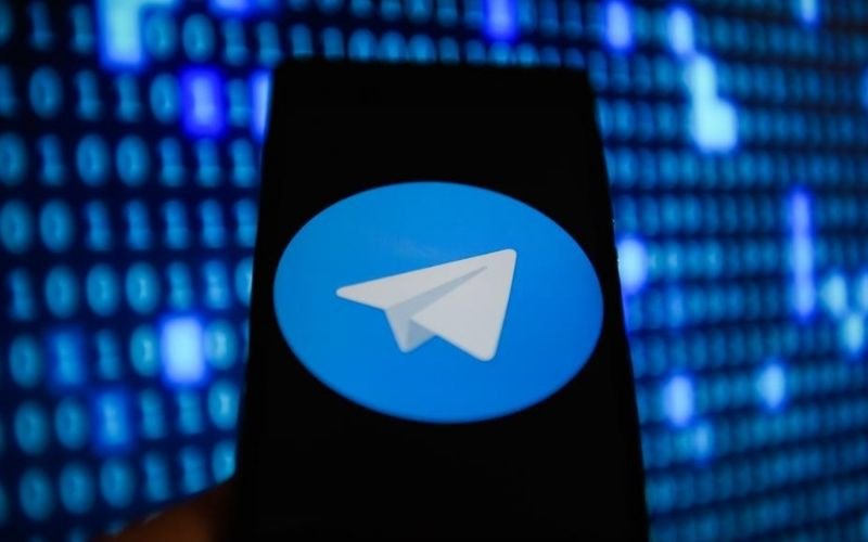 telegram app on smartphone