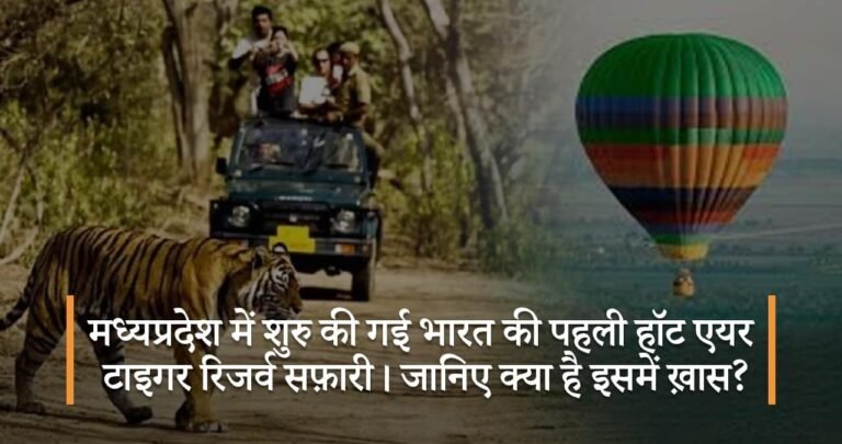 मध्यप्रदेश में शुरु की गई भारत की पहली  हॉट एयर  टाइगर रिजर्व सफ़ारी। जानिए क्या है इसमें ख़ास?
