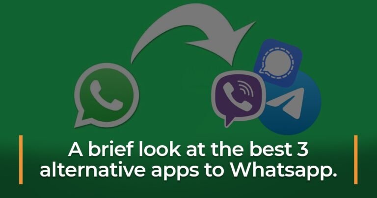 A brief look at the best 3 alternative apps to Whatsapp.