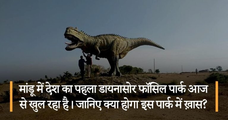 मांडू में देश का पहला डायनासोर फॉसिल पार्क आज से खुल रहा है। जानिए क्या होगा इस पार्क में ख़ास?